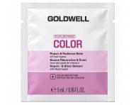 Regenera�n� bezoplachov� balzam pre �iariv� farbu a lesk vlasov Goldwell Dualsenses Color Repair & Radiance Balm - 5 ml