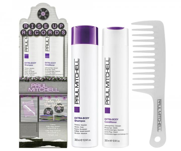Darekov sada pre objem vlasov Paul Mitchell Extra-Body Trio + hrebe zadarmo