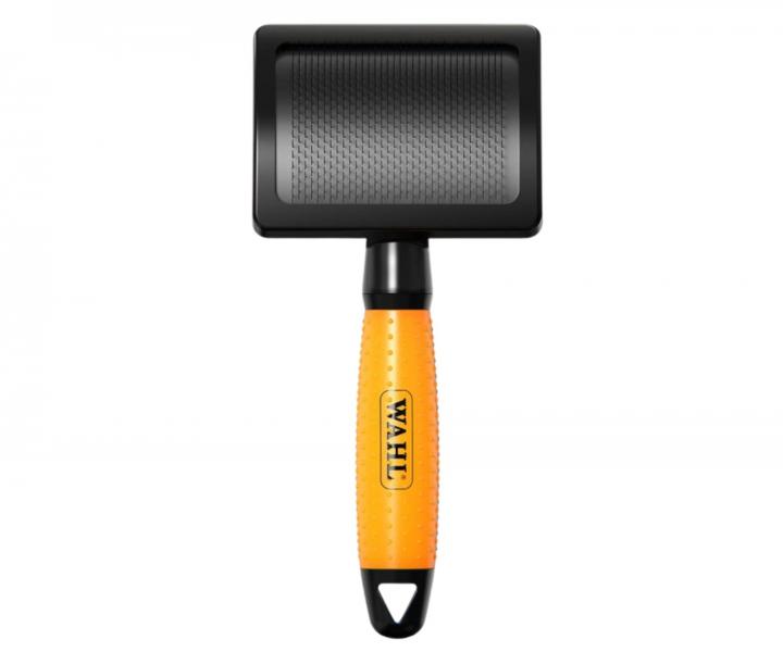 Roz�es�vacia ploch� kefa na zvieraciu srs� Wahl Slicker Brush Large 58424 - oran�ov�