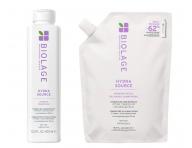 Hydrata�n� �amp�n pre such� vlasy Biolage Hydra Source Shampoo 400 ml + n�hradn� n�pl� 500 ml