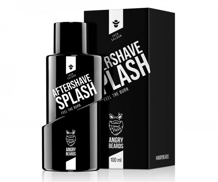 Voda po holen Angry Beard After Shave Splash Jack Saloon - 100 ml