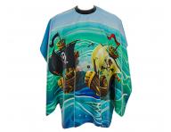 Detsk pltenka na strihanie vlasov Barbertime Pro Barber Child Cape - lode