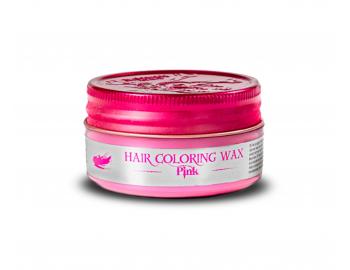 Farbiaci vosk na vlasy Barbertime Hair Coloring Wax - 100 ml, ružový