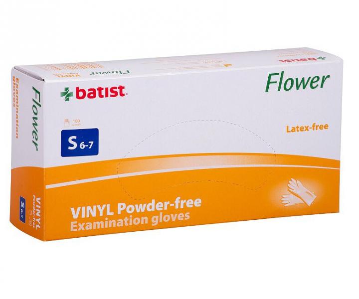 Vinylov� rukavice pre kadern�kov Batist 100 ks - S (6-7)