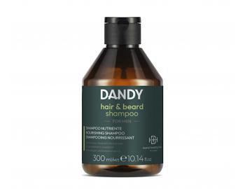 Pánsky šampón na šetrné umývanie vlasov a fúzov Dandy Beard & Hair Shampoo For Men - 300 ml