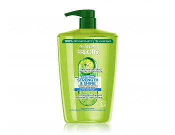 Posilujci ampn pre vetky typy vlasov bez lesku Garnier Fructis Strength & Shine - 1000 ml