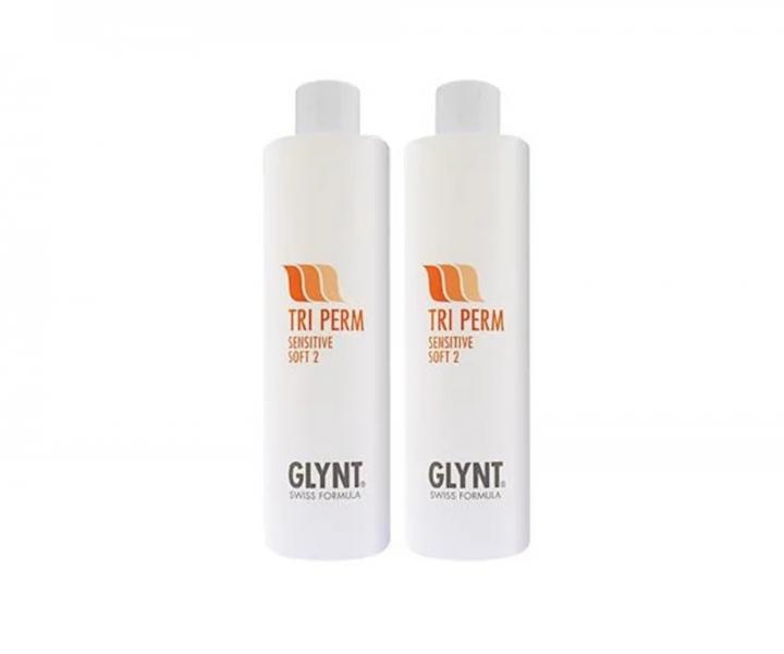 Ondulan roztok pre farben alebo u zvlnen vlasy Glynt Tri Perm Sensitive Soft 2 - 2 x 500 ml