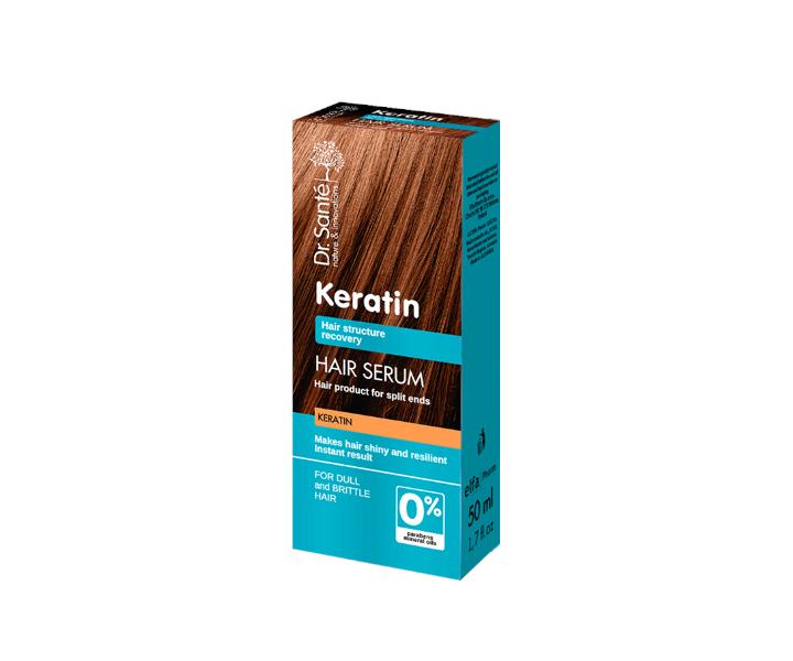 Olejov srum pre obnovu matnch a krehkch vlasov Dr. Sant Keratin - 50 ml
