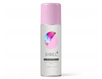 Farebný sprej na vlasy Sibel Hair Colour Pastel - pastelovo ružová - 125 ml