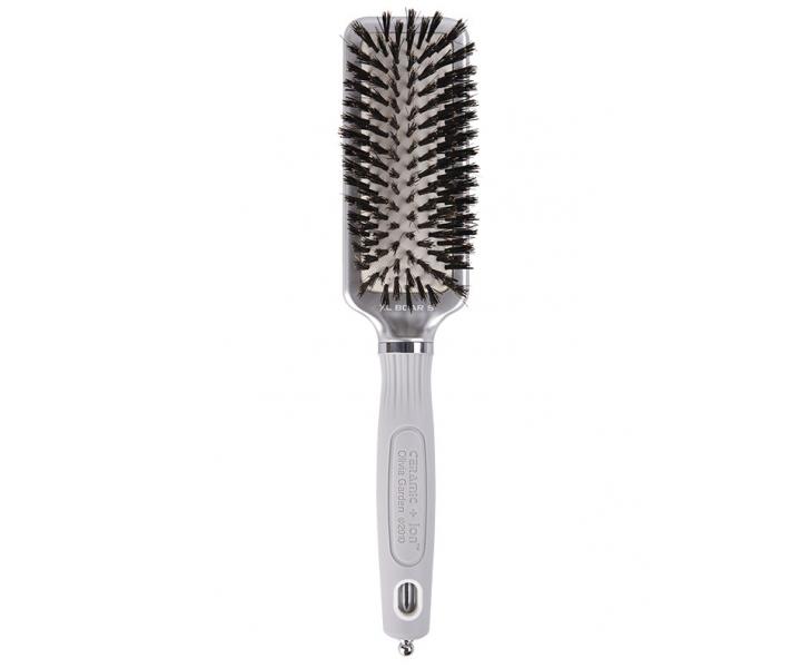 Ploch kefa na vlasy so tetinami z diviaka Olivia Garden Ceramic + Ion XL Boar S