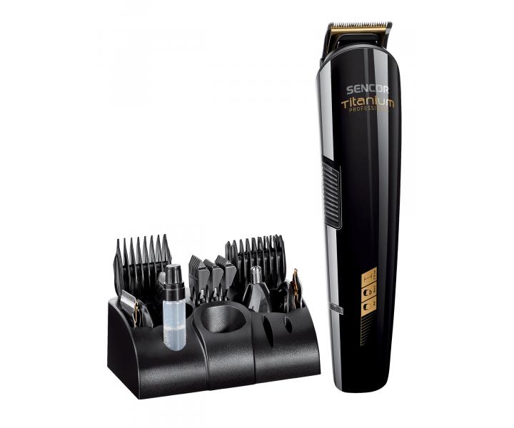 Strihač vlasov a fůzov 12 v 1 Sencor SHP 8305BK - rozbalený, použitý