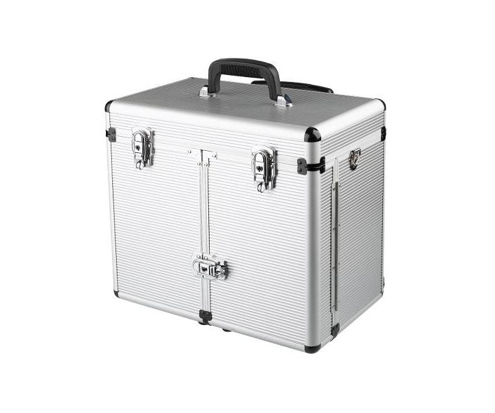 Kaderncky a kozmetick kufor na kolieskach Sibel Windows - strieborn