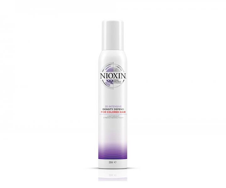 Bezoplachov� pena proti l�maniu vlasov a �iarivos� farby Nioxin 3D Intensive Density Defend - 200 ml