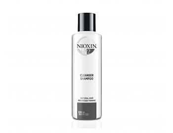Šampón pre silne rednúce prírodné vlasy Nioxin System 2 Cleanser Shampoo - 300 ml