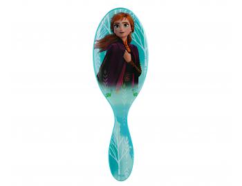 Kefa na rozčesávanie vlasov Wet Brush Original Detangler Frozen II Anna - svetlo modrý