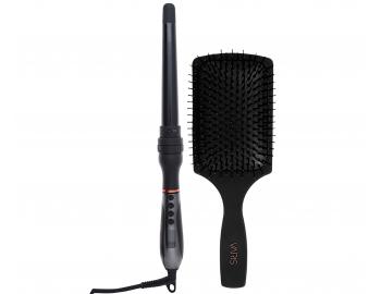 Profesion�lna multifunk�n� kulma na vlasy Varis Curling Iron System + kefa na roz�es�vanie vlasov Varis Paddle Brush zadarmo