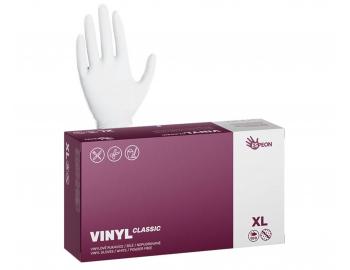 Vinylov rukavice Espeon Vinyl Classic - 100 ks, biele, nepudrovan, vekos XL