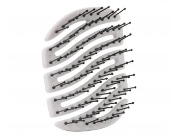 Kefa na vlasy s nylonov�mi �tetinami Sister Young Mila Pocket Hair Brush - biela