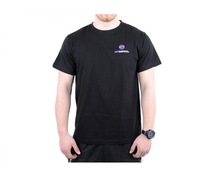 Triko s krtkym rukvom - pnske, ierne M