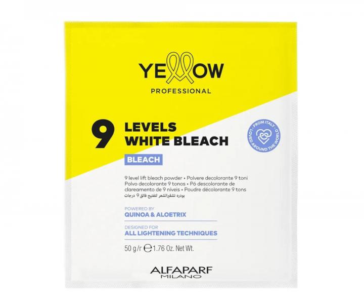 Zosvet�uj�ci p�der Yellow Professional 9 Levels White Bleach - 50 g