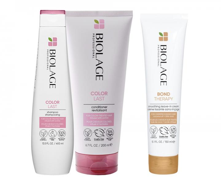 Sada pre farben� vlasy Biolage Color Last + uhladzuj�ci kr�m s termoochranou zadarmo