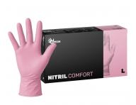 Nitrilov� rukavice Espeon Nitril Comfort - 100 ks, ru�ov�, ve�kos� L