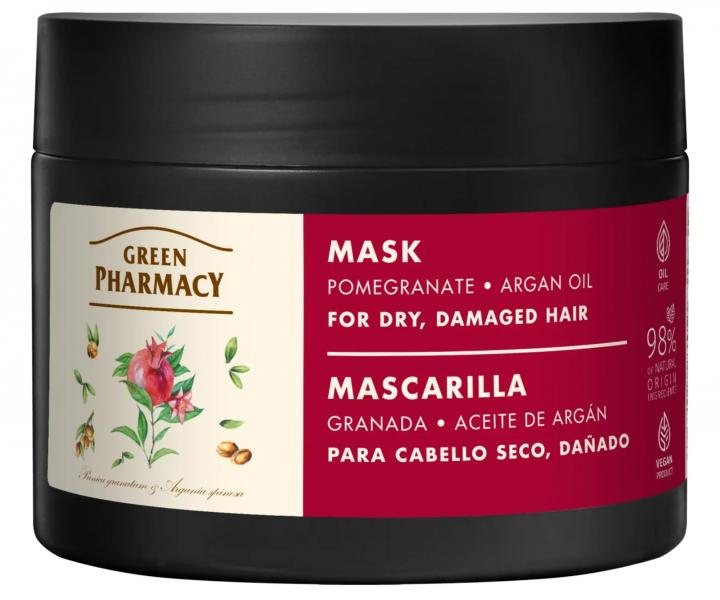 Maska pre such� a po�koden� vlasy Green Pharmacy Mask - 300 ml