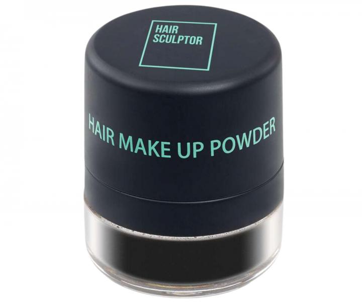 P�der na zakrytie odrastov a �ed�n Sibel Hair Make-up Powder - �ierny, 3 g