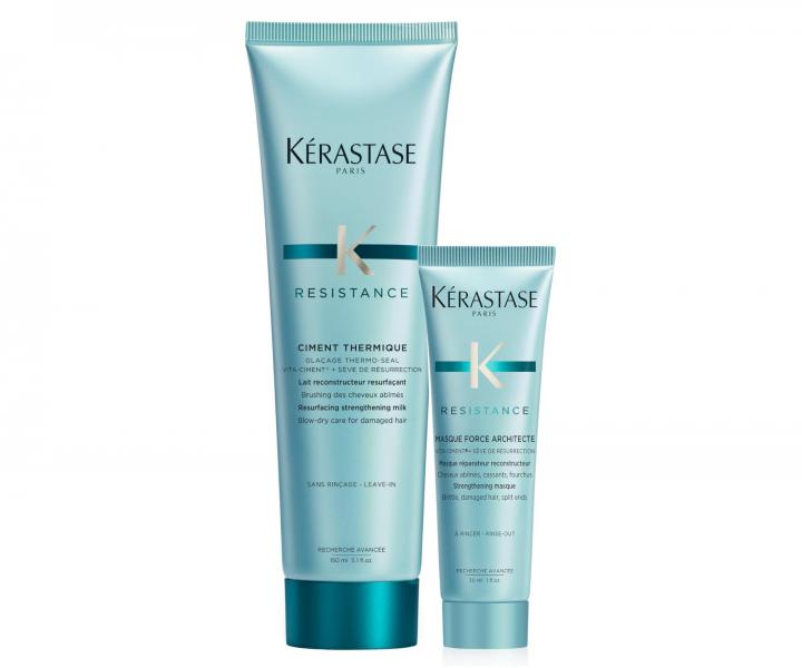 Termoochrann starostlivos Krastase Resistance Force Architecte Ciment Thermique - 150 ml + maska 30 ml zadarmo