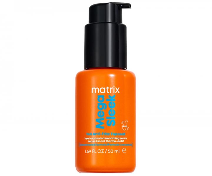 Uhladzuj�ce termoochrann� s�rum pre nepoddajn� vlasy Matrix Mega Sleek 96H Anti-Frizz TopCoat Serum - 50 ml