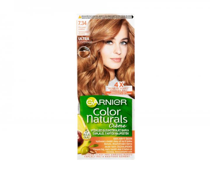 Permanentn farba Garnier Color Naturals 7.34 prirodzen meden