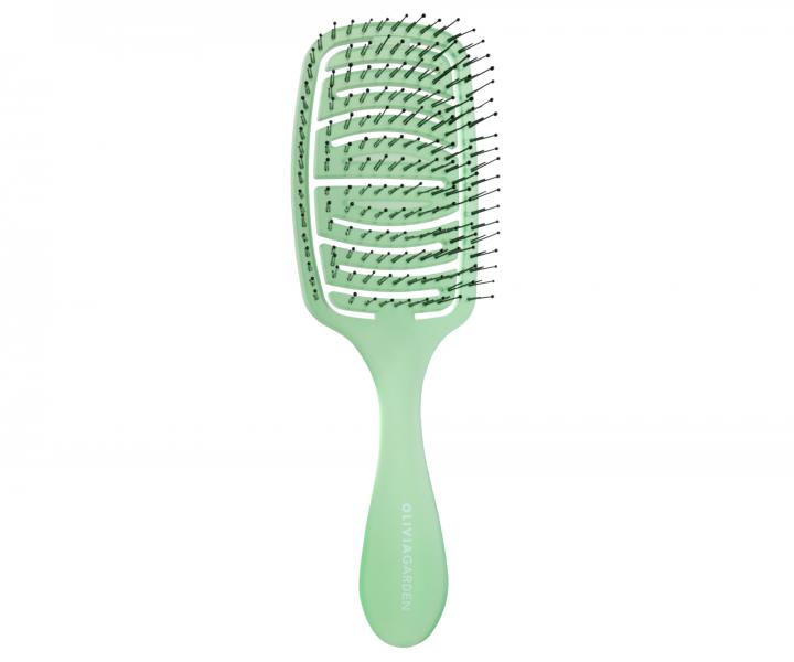Kefa pre normlne vlasy Olivia Garden iDetangle Medium - zelen
