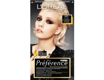 Permanentná farba Loréal Préférence 102 veľmi veľmi svetlá blond dúhová