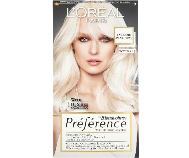 Zosvet�uj�ci farba Lor�al Pr�f�rence Extreme Platinum