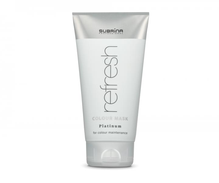 Vyivujca farbiaca maska Subrina Professional Refresh Colour Mask Platinum - platinov, 150 ml