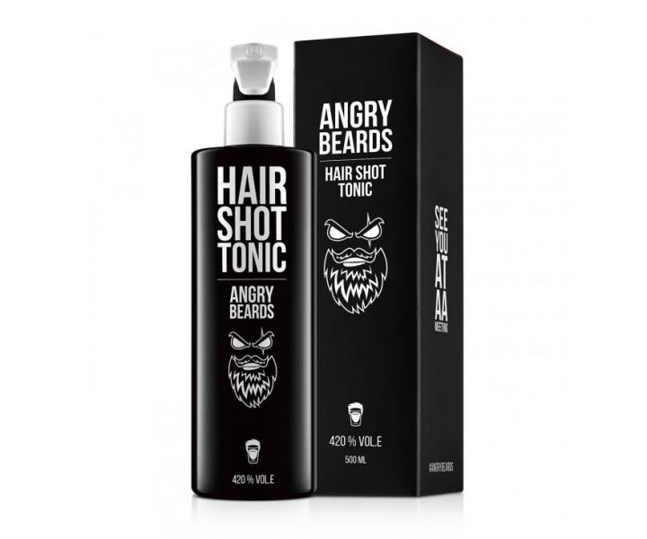 Osvieujce tonikum na vlasy Angry Beards Hair Shot Tonic - 500 ml