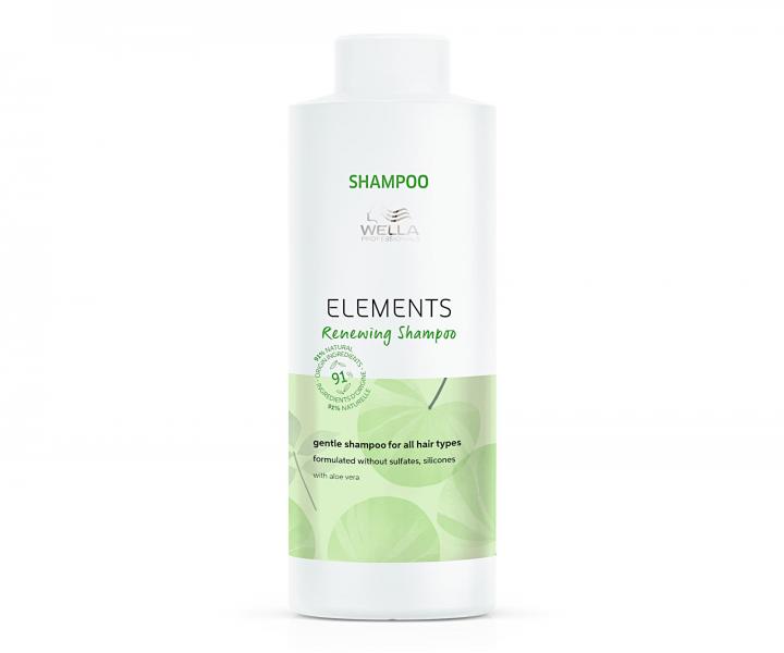 Obnovuj�ci �amp�n na regener�ciu vlasov Wella Elements Renewing - 1000 ml
