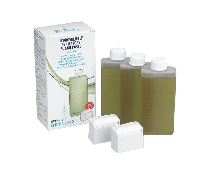 Depilan cukrov pasta s roll-on hlavicou Sibel pre citliv pokoku s vakami z olv