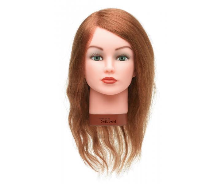 Cvi�n� hlava d�mska s pr�rodn�mi vlasmi Sibel ELEONOR - natural 15-35 cm