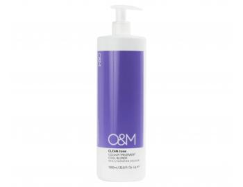 T�novacia starostlivos� na vlasy O&M Clean.tone Colour Treatment Cool Blonde - 1000 ml - studen� blond