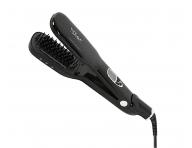 Profesion�lna parn� �ehliaca kefa na vlasy Eurostil Profesional Hair Brush Straightener - �ierna