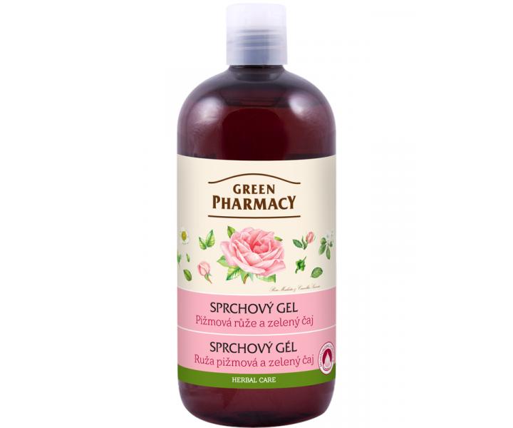 Sprchov� g�l Green Pharmacy - pi�mov� ru�e a zelen� �aj - 500 ml