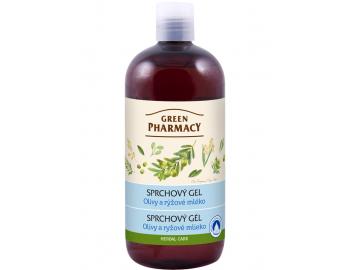 Sprchový gél Green Pharmacy - olivy a ryžové mlieko - 500 ml