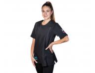 Kaderncka tunika na zips Crazy Scissors - ierna, S