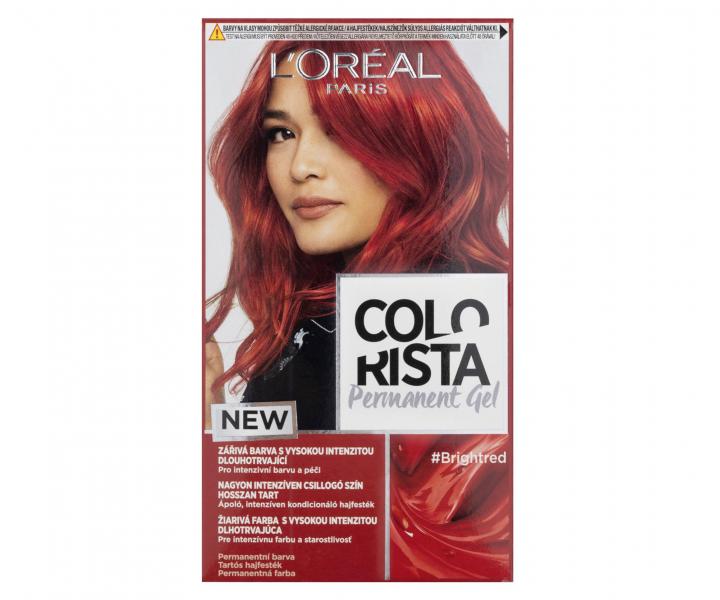 Permanentn� farba na vlasy Lor�al Colorist Permanent Gel Bright Red - jasne �erven�