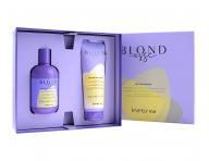 Drkov sada proti ltm odleskom blond vlasov Inebrya Blondesse No-Yellow - ampn + maska