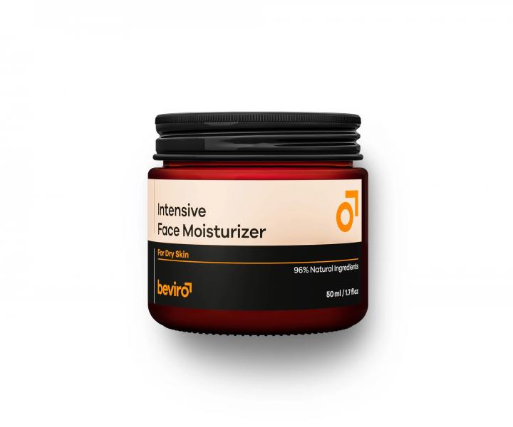 Intenzvny hydratan krm pre such ple pre muov Beviro Intensive Face Moisturizer - 50 ml