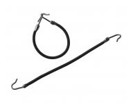 Gumika do vlasov s hikom Duko 8013 - ierna, 2 ks