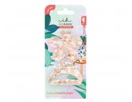 kripce do vlasov Invisibobble Clipstar M Oasis Refreshed Bloom - 2 ks, pastelov odtiene s kvetinovmi vzormi