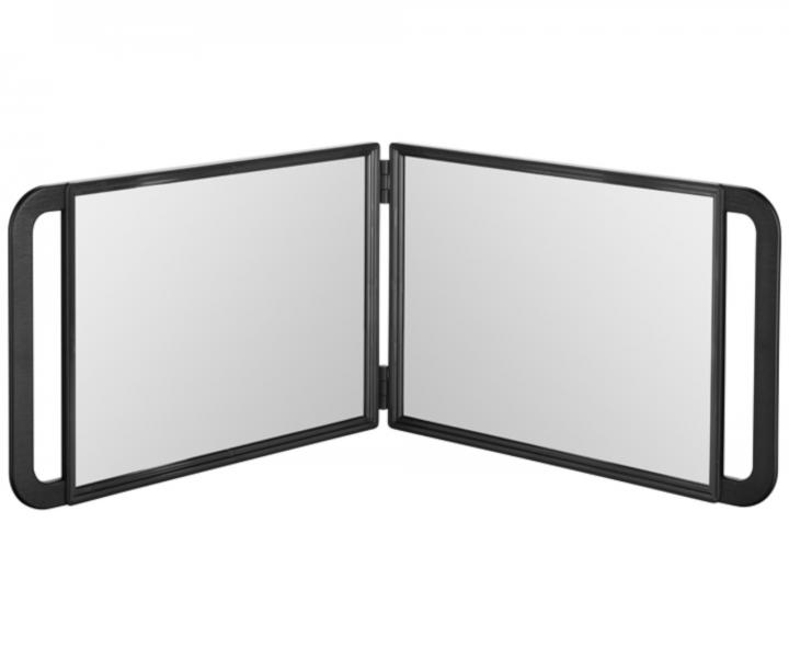 Dvojit zrkadlo Eurostil Professional - ierne, 36 x 23,5 cm